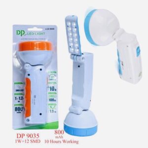 dp led light .torch light rechargeable torch long distance emergency rechargeable light multi function dp 9035 b