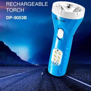dp 9053b led portable rechargeable flashlight torch