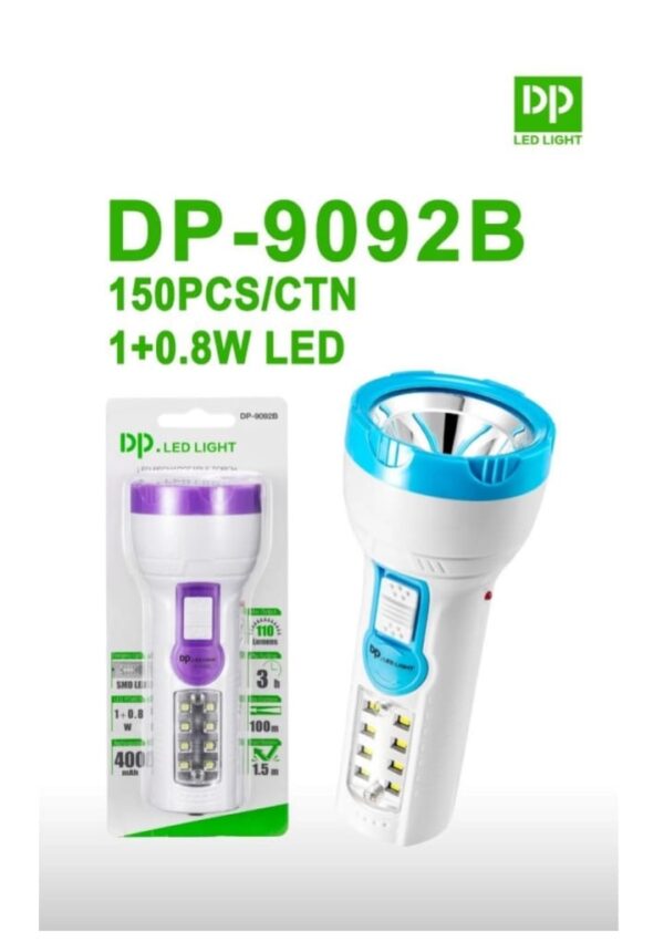 rechargeable torch light dp 9092 – in pakistan