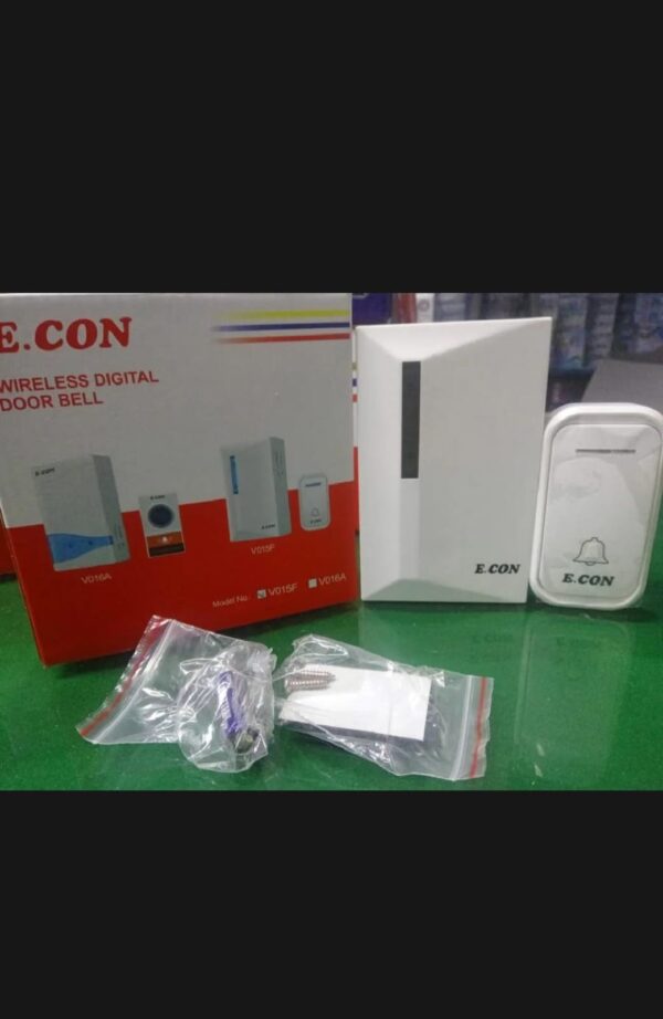 econ wireless office bell – 500ft range with 20 melodic tunes